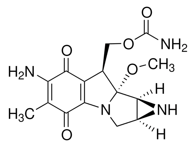 Mitomycin C from Streptomyces caespitosus &#8805;98% (HPLC), &#947;-irradiated, suitable for cell culture